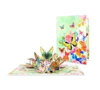 Bright Wings Butterfly 3D Pop Up Greeting Card