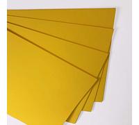 Bright Yellow Card A4 50 Sheets Thin Sunflower Yellow Coloured Card 160gsm A4 Printer Photocopier Coloured Card Sheets