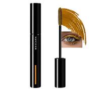 Bright Yellow Waterproof Tubing Mascara - Volumizing & Curling for Luscious Lashes - Smudge-Proof, Long-Lasting Eye Makeup, Bold Lash Styles, Easy Removal for Older Women & Sensitive Eyes