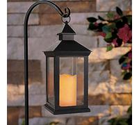 Bright Zeal 14' Vintage Decorative Candle Lantern Christmas Decorations in Black Bright Zeal Black