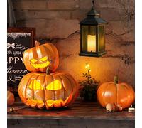 Bright Zeal 2-Pack Elegant Black Gold Decorative Candle Lanterns,outdoor Garden Lights,halloween/christmas Festival Decoration