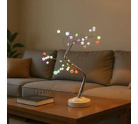 Bright Zeal Black 45cm USB/Battery Color-Changing LED Pearl Tree Light with Remote Bright Zeal Multicolor