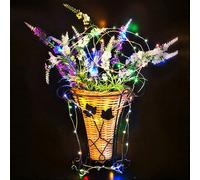 Bright Zeal Set Of Four Eight Mode Multicolored Christmas Fairy Lights