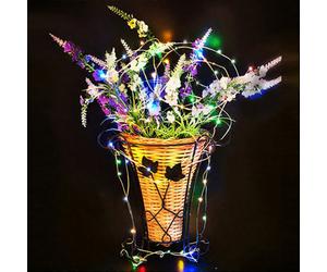 Bright Zeal Set Of Four Eight Mode Multicolored Christmas Fairy Lights