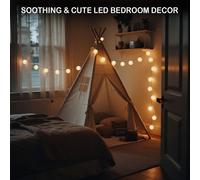 Bright Zeal Set Of Two 51Cm Long Lantern String Lights(Battery-Powered)