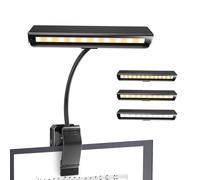 BrightArk 19 LED Music Stand Light, Clip-on Piano Reading Light, 3 Color & 5 Brightness, Perfect for Piano, Orchestra