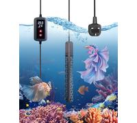 BrightArk Aquarium Heater 300W, Fish Tank Heater with Intelligent LED Digital Display Thermostat Controller, Fish Tank Heaters for Tropical, Aquarium Heaters for 250L Freshwater Saltwater Fish Tank