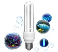 BrightArk E27 Fish Tank Light Bulbs,10W Aquarium Light Bulb Cool Moon Replacement Bulb for The Fish Pod 48,64 and 120 Litre Aquarium,Ideal for After Dark Lighting