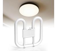 BrightArk GR10Q 4-PIN 16W Compact Fluorescent Lamp Non-Dimmable Natural White 4000K, Recessed Ceiling Light, CFL Light Bulb, Low Energy Light Bulb, Suitable for Indoor Stair Corridors, Halls,1 Pack