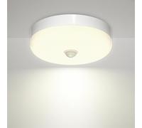 BrightArk LED Ceiling Light with Motion Sensor 15W Round LED Lamp Indoor Panel Ceiling Sensor Light 1500LM Natural White 4000K IP56