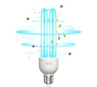 BrightArk UVC Germicidal Lamp UV Light Bulb 35W 254nm E27 with Ozone UVC Strong Sterilisation and Disinfection AC220-240V Perfect for Kitchen, Bedroom, Living Room, Office and School Fresh Air(1 Pcs)