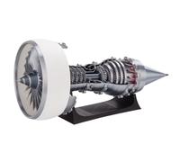 BrightBud Turbofan Engine Model Kit, 1:15 TR900 Turbofan Aircraft Engine with Moving Fan Blades & LED Light, 3D Printed DIY Aero Engine, Educational Experiment for Aviation Fans