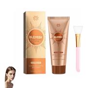 Brightening Anti-Stain Face Mask, 2025 Herbal Stain Remover Essence, Luminance Boost Spot Dissolve, Wrinkle Smoothing, Pore Cleansing, Removable Deep Face Mask for Radiant Skin (1 Piece)