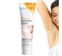 Brightening Cream for Armpits, 50 g Skin Care Lotion, Gentle Formula with Clear Consistency, Care Accessories with Practical Style, for Knee, Elbow, Thighs, Armpits, Intimate Area, Home, Travel