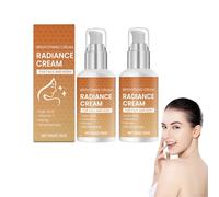 Brightening Face Cream Moisturizer for Women - Hydrating Day & Night Cream with Hyaluronic Acid and Niacinamide for Dry Skin - Dark Spot Glow Enhancer,UV Protection,For All Skin Types (2 Bottles)