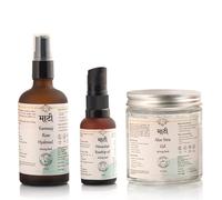 Brightening Kit for Dull Skin | Natural Glow with Aloe Vera Gel, Rosehip Oil & Rose Hydrosol | Hydrates, Repairs & Refreshes | Reduces Pigmentation, Sensitivity & Skin Dullness