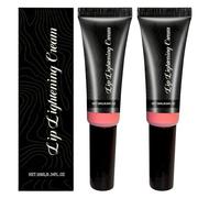 Brightening Lip Balm For Smokers And Non-Smokers, 2Pcs 10ML Lip Lightening Cream For Dark Lips, Lip Lightening Scrub Balm, Lip Highlighter, Advanced Lightening Formula, Deep Moisturizing For Women