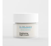Brightening Night Cream (1.7 fl oz) - Evening Care for Pigmentation & Uneven Skin Tone - With Vitamin C, Niacinamide & Hexylresorcinol - Calms, Moisturizes & Regenerates - Dr. Schrammek