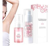 Brightening Underarm Cream, 50 Pearl Capsules, Underarm Cream, Women's Exfoliating Gel, Creates a Healthy Complexion, Lightens Dark Spots, Suitable for All Skin Types
