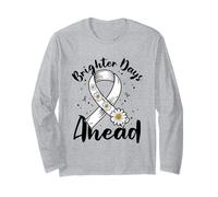 Brighter Days Ahead - Lung Cancer Awareness Long Sleeve T-Shirt