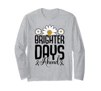 Brighter Days Ahead - Lung Cancer Awareness Long Sleeve T-Shirt