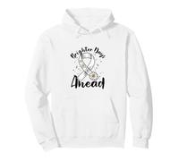 Brighter Days Ahead - Lung cancer awareness Pullover Hoodie