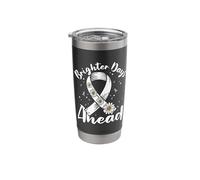Brighter Days Ahead - Lung Cancer Awareness Stainless Steel Insulated Tumbler