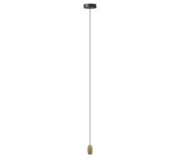 Brighter Days Hexa Pendant With Cord Brass