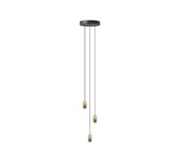 Brighter Days Penta Pendant With Cluster 3 Brass