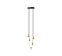 Brighter Days Quadra Pendant With Cluster 5 Brass