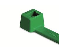 brightermannTyton 111-03014 T30R-PA66-GN Kabelbinder 150mm 3.50mm Green Hohe Zugfestigkeit 100St.