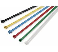 brightermannTyton 115-00005 LR55R-PA66-GN-Q1 Kabelbinder 196mm 4.80mm Green Lösbar, Hitzestabilisiert
