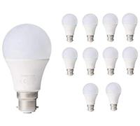 Brightex 2 Years Life Span Bayonet LED Light Bulb 12W (Equivalent to 96W) B22 pin Base A60 960 Lumen CE ROHS Mark Pack of 5 pcs (3000k Worm White)