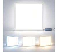 Brightex 40W LED Panel Light 600x600mm | 3600LM Ultra Bright Office Ceiling Panel | CCT Selectable 3500K / 4000K / 6500K | Recessed or Suspended LED Ceiling Light | Flat Square Panel for Offices, Shop