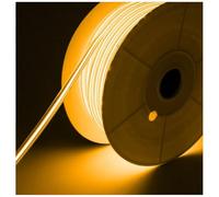 Brightex 5m COB LED Strip Light 220V Warm White - Super Bright Flexible LED Tape with Plug Connector, Cuttable Waterproof Strip for Kitchen, Bedroom, Cabinet, Outdoor & Christmas Lighting