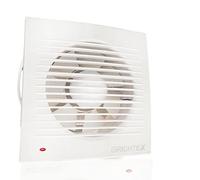 Brightex, Extractor Fan 4" inch With Timer 100MM 15W Bathroom Low Noise Ventilation Fan Ceiling Wall Quiet Silent For Kitchen Bathroom Greenhouse