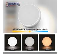 Brightex LED Brightex 25W Led Surface Panel Sensor , 2000 Lumens, Ceiling Lamp, Outdoor Waterproof Ip65, 3 Adjustable Light Colors