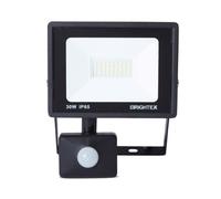 Brightex LED Brightex, Led Floodlight 30W 3300 Lumen Outdoor With Pir Sensor Waterproof For Garden, Garage, Driveway, Security