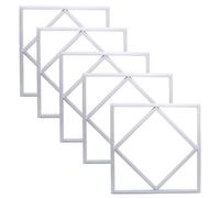 Brightex LED Brightex,pack Of 5 Led Panel Light Diamond 600X600mm 72W 7200Lm Recessed Suspended Ceiling Tile Cool White Office Light