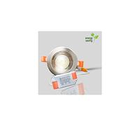 Brightex Led Downlights 7W Fire Rated Ceiling Recessed Brushed Chrome lamp Spotlight with Driver IP54 Cool White 7000K