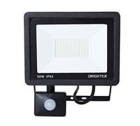 Brightex led floodlight 50w Cool White 4500 Lumen IP65 Security Motion Sensor Outdoor Wall Spotlight Flood Light Water Proof for Garage Garden with pir Sensory