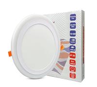 Brightex, Led Panel Light 3+3W 70MM 6+3W 105MM 18+6W 200MM 3 Mode Blue and White Led Ceiling Lights Double Color (2 Year WARRNTY) (18+6W 200MM)