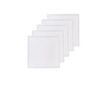 Brightex, Pack of 5 led Panel Lights 600x600mm 48W 4000K Square Edge Ceiling Tile Light 4320 Lumen for Industrial Use Home Office Shop Factory Daylight