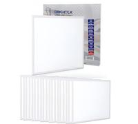 Brightex, Pack of 20 LED Panel Lights 600x600mm Square, 48W, 4320 Lumens Each, Cool White 6500K, Day Light 4000K Recessed Ceiling for Offices, Schools, Hospitals (Day Light 4000K)
