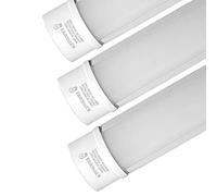Brightex Pack of 3 Led Batten Light 5FT 60W 150 CM Tube Lights Ceiling Indoor Cool White wall lamp 6000 Lumen Garage Workshop School Home