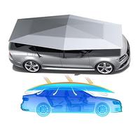 BrightFootBook Car Sunshade Umbrella - Foldable Car Sun Shade Cover, Fully Automatic Remote Control Car Umbrella with Removable Battery, For parking, camping,Grey5.2m