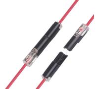Brightfour Quick Disconnect Wire Connectors, Small Wire Connectors for 20-24 AWG, Pluggable Low Voltage Wire Connectors 1 Conductor 12 Pairs