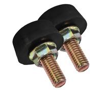 BRIGHTFUFU 1 Pair Automotive Bumper Stop Hood Pin Adjusters Compatible with Ford Engine Bonnet Stopper Lock Mechanism Car Hood Front Bumper Stops for Vehicle Support