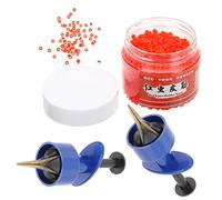 BRIGHTFUFU 1 Set Portable Red Worm Hanger Outdoor Fishing Gear Durable Bloodworm Clips Lashing Tools for Baiting Essential Fishing Supplies for Enthusiasts