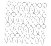 BRIGHTFUFU 100pcs Multi Functional Metal S Hooks for Car Seat Cover Fixing Auto Seat Cushion Fasteners Sturdy Car Interior Accessories for Secure Mat Installation